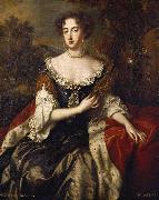 Portrait of Queen Mary II Willem Wissing